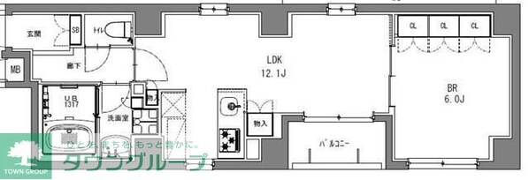 S-RESIDENCE日本橋馬喰町の物件間取画像